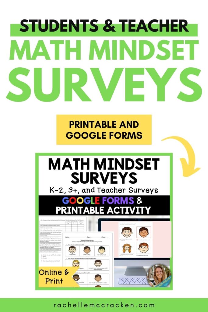 Students and Teacher Math Mindset Surveys